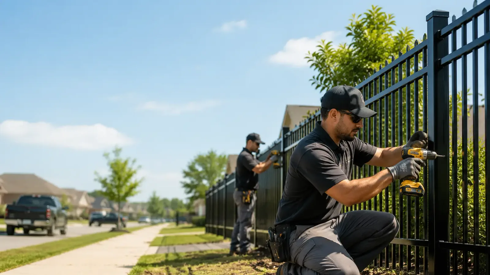 Metal Fence Installation in Gilmore, AR